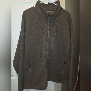 Ariat Men's XXL Rebar Morel Brown Full Zip Jacket